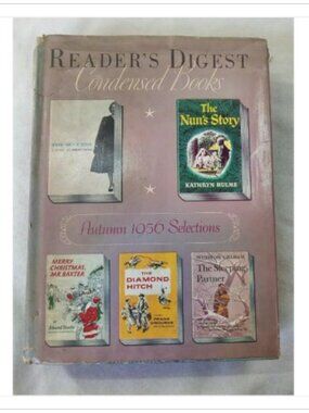 Reader's Digest Condensed Books Autumn 1956 Selections First Edition Hardcover
